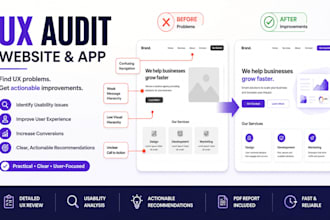 do a UX audit of your website or app