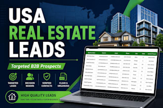 generate USA real estate leads
