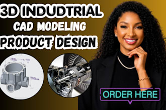 3d cad design, 3d cad model and rendering, industrial 3d cad product design