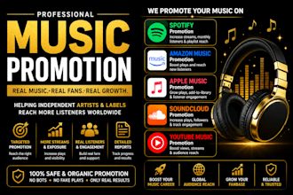 music promotion spotify music promotion apple music