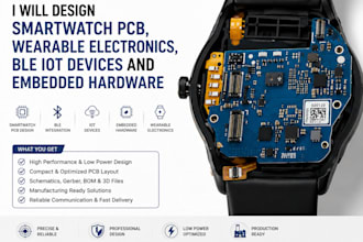 do wearable electronics, smartwatch pcb and low power iot hardware