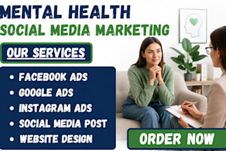 manage your social media on mental health counseling therapy healthcare smm
