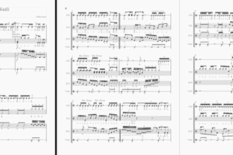 write a cadence for your marching battery