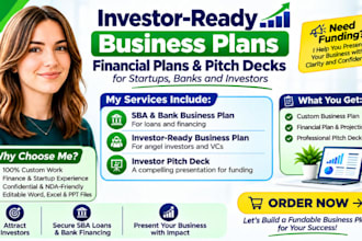 do investor ready business plan for startup sba business plan pitch desk