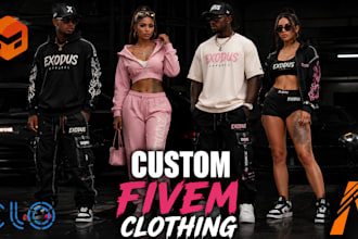 create custom fivem clothing eup mc kutties vests chains mc vest biker clothing