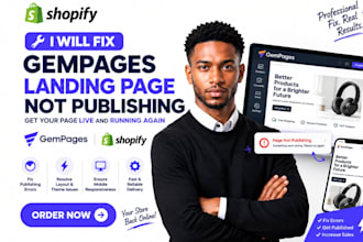 fix gempages or replo page not publishing