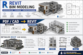 create accurate revit bim models for architectural and construction projects