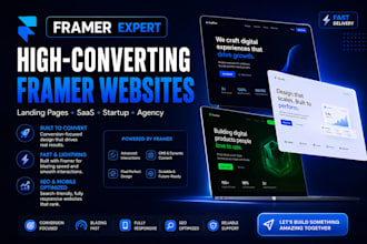 design framer website, figma to framer landing  page, framer expert