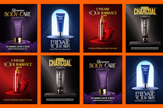 design amazing flyer or social media post of product