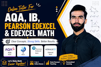 be your online tutor for aqa, ib, pearson edexcel and edexcel math