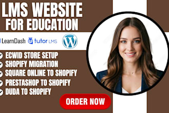 build lms website with learndash elearning lms tutor lms wordpress lms website