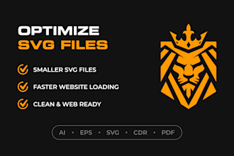 optimize, compress and reduce the size of your svg files