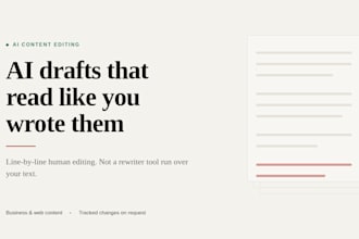humanize ai content, ai proofreading, rewrite and edit ai generated text