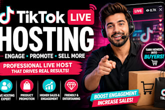 professionally host your tiktok live and boost engagement
