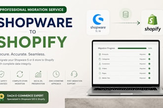 migrate shopware to shopify clone shopify convert to shopify ecommerce migration