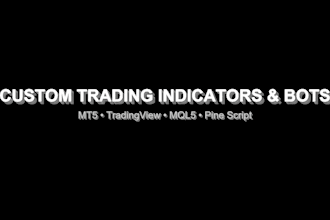 code custom tradingview indicators, mql5 ea, scripts