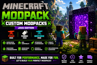 minecraft modpack custom modpacks java edition kubej forge mod fabric neoforge