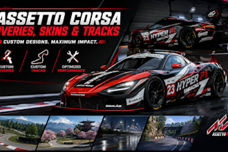 create assetto corsa car liveries skins mods and custom tracks