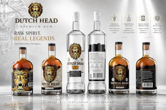create realistic 3d bottle models and renderings