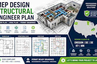 mep design structural engineer plan floor plan hvac plan in oregon de de ky mn