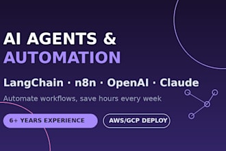 build ai agents and automation workflows with langchain and n8n