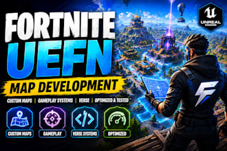 create a custom fortnite uefn map with gameplay