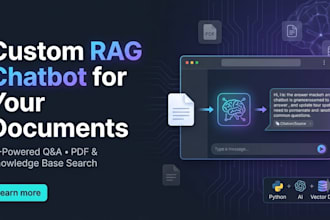 build a rag chatbot that lets you chat with your pdfs, documents, and knowledge