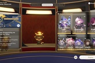farm materials, level up your character and do events