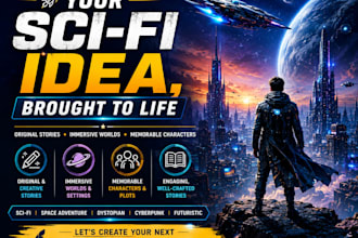 write a captivating sci fi and science fiction short story