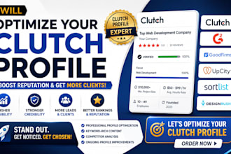 optimize your clutch profile and online reputation