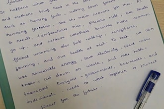 write beautiful handwritten notes