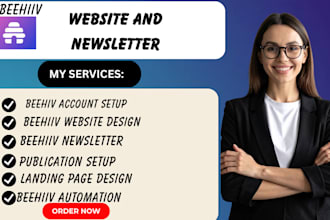 setup beehiiv landing page beehiiv newsletter beehiiv template beehiiv website