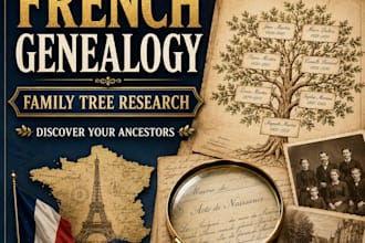 do expert french genealogy research and uncover your family history