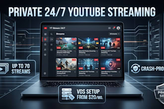 set up a low cost youtube live stream server