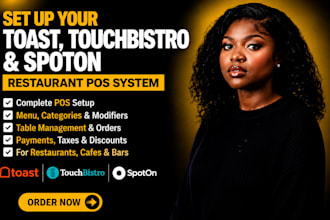 setup toast pos touchbistro and spoton restaurant pos system