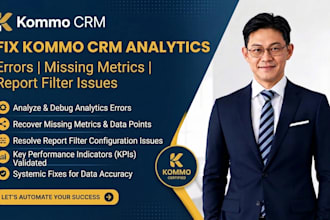 fix kommo crm analytics errors missing metrics report filter issues