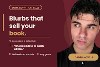 write a book description that sells your book