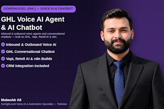 build gohighlevel voice ai agent and conversational ai chatbot