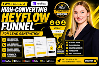 build high converting heyflow funnel