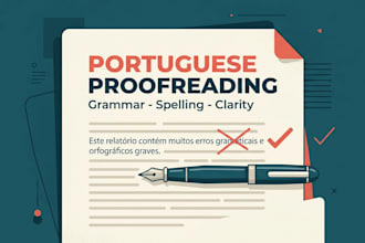 proofread and polish your text in brazilian portuguese