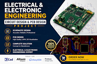 do electrical and electronic engineering circuit design and pcb design project