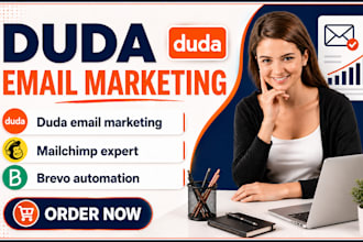 setup duda email marketing brevo automation newsletter and workflow mailchimp