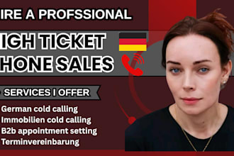 kaltakquise high ticket phone sales calls b2c appointment setter sales closer
