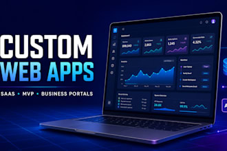 build a custom web app saas mvp or business portal