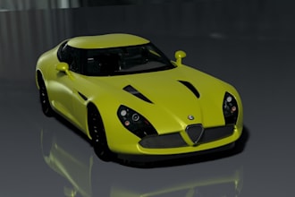 car photo to3mf,racing car for rc,body panel, stl,glb, sport car interior render