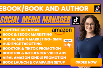 viral booktok promotion book promotion booktok author smm book marketing booktok