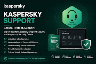 provide kaspersky antivirus and endpoint security support