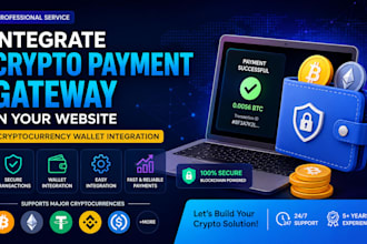 integrate a crypto payment gateway into your website or web application
