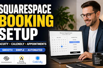 set up squarespace acuity scheduling calendly online booking appointment system