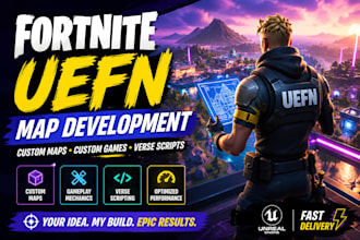 create custom fortnite uefn map and game with verse scripting